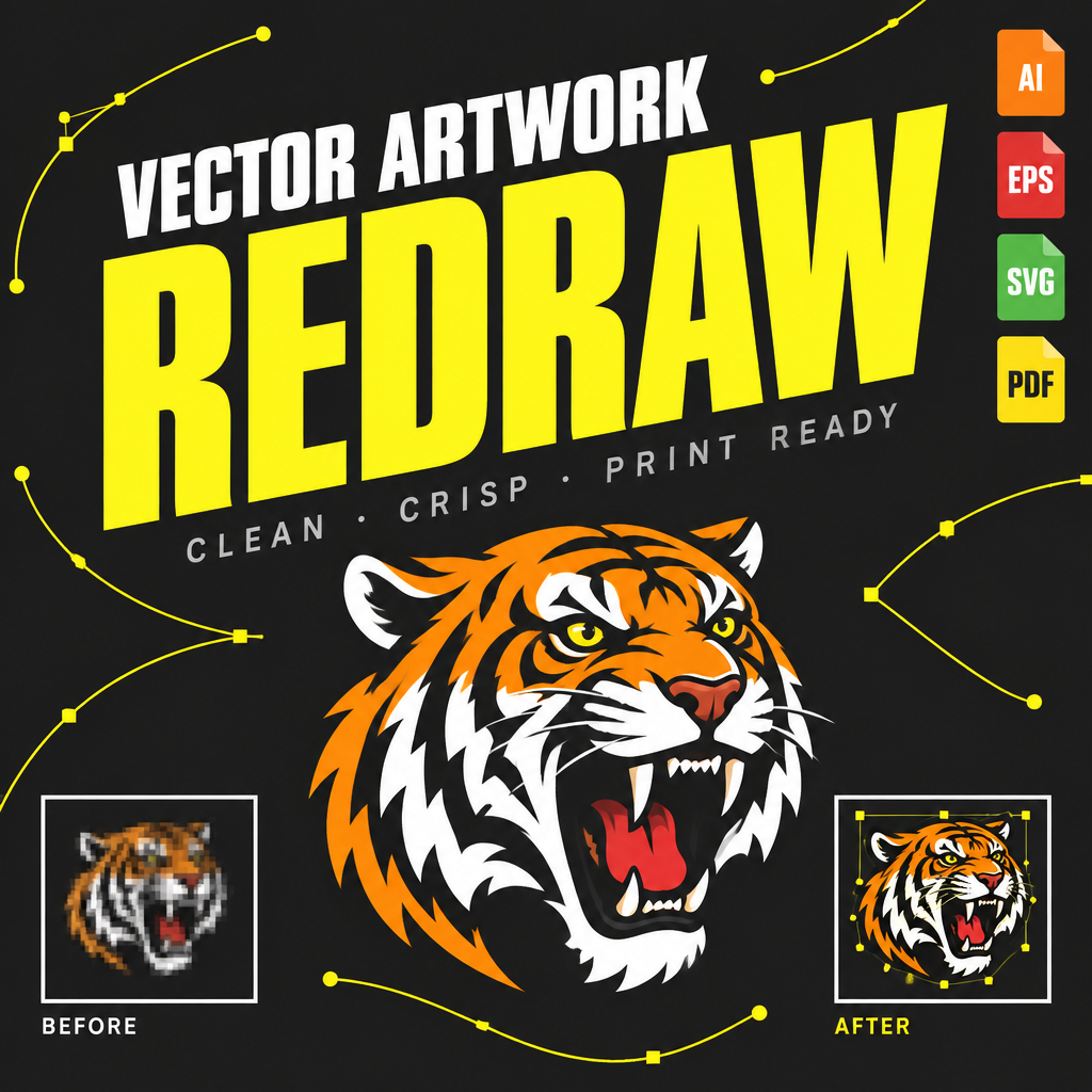 Vector artwork redraw