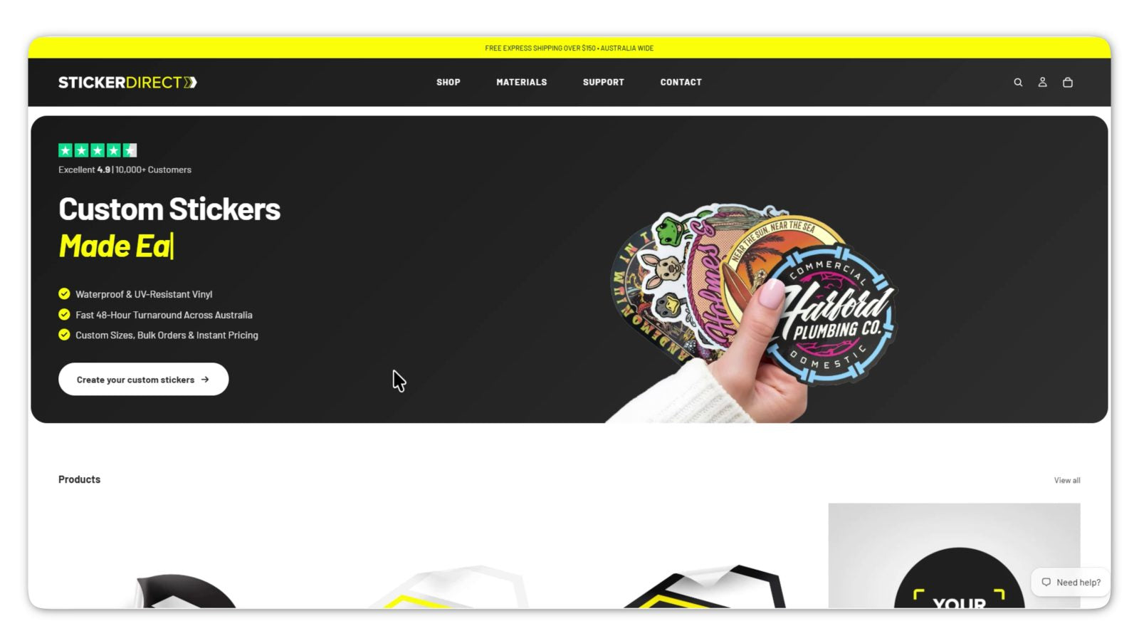 How to order your stickers